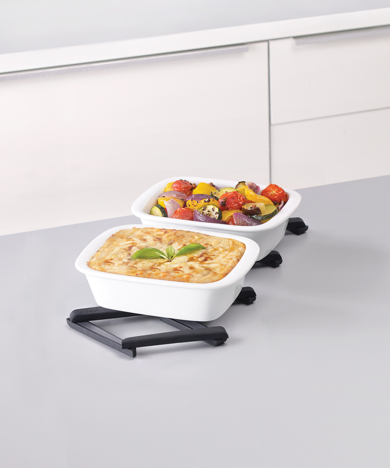 Podložka pod horúce nádoby skladacia Stretch 70033, čierna
