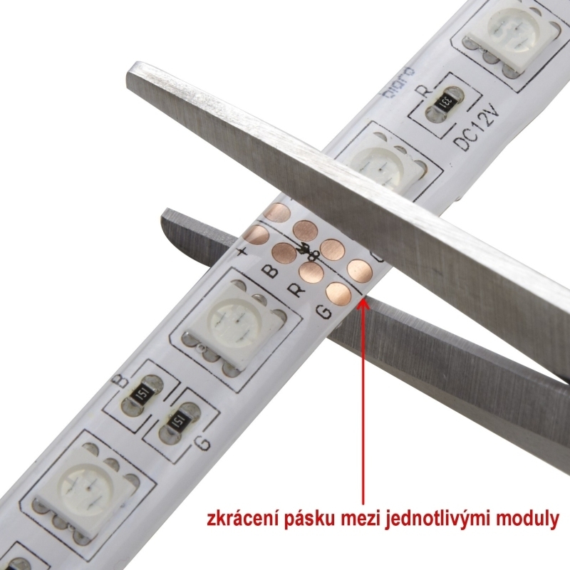 LED pásik 5 metrov - biely