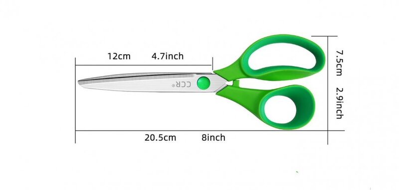 Kancelárske nožnice farebné - 20 cm