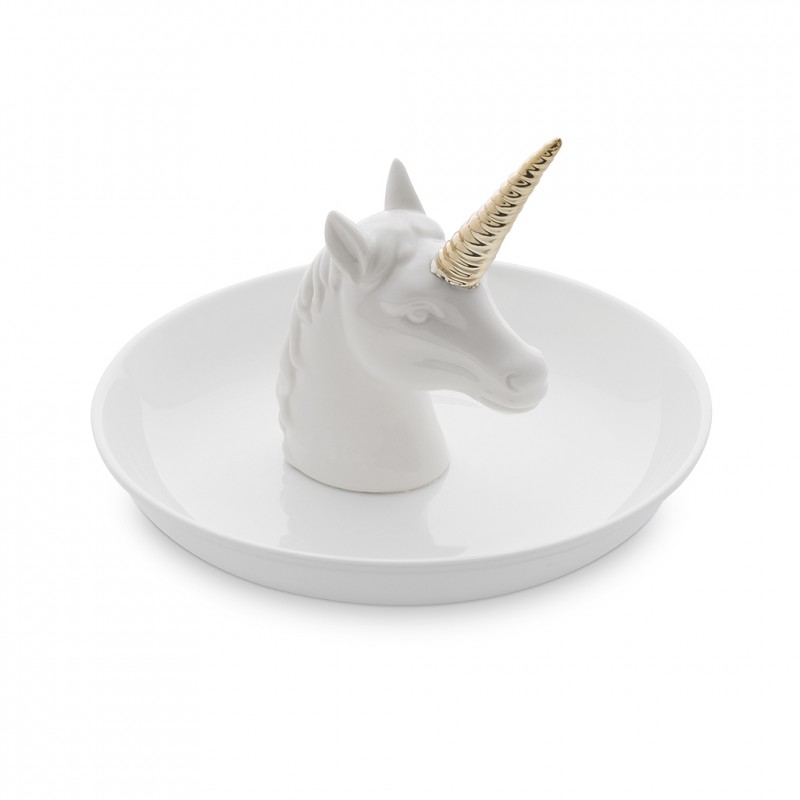 Porcelánový stojanček na šperky Jednorožec XL 26436