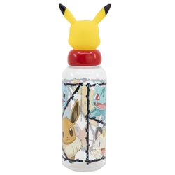 Téglik s 3D figúrkou Pikachu 360 ml - Pokémon