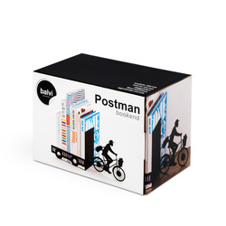 Knižná zarážka Postman 26816, čierna