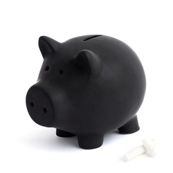 Pokladnička popisovateľná Oink 25533, čierna