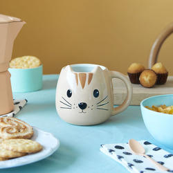 Hrnček Kitty 27557, 400ml, oranžový