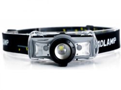 Solight LED čelové nabíjacie svietidlo 3W + COB150 + 120L Li-ion USB