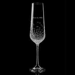 Krištáľové poháre GAIA zdobené kryštálmi Swarovski s možnosťou GRAVÍROVANIE